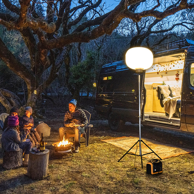 100W UShineray Portable Balloon Lights Mobile Light Tower untuk iklan luar dan dalam ruangan