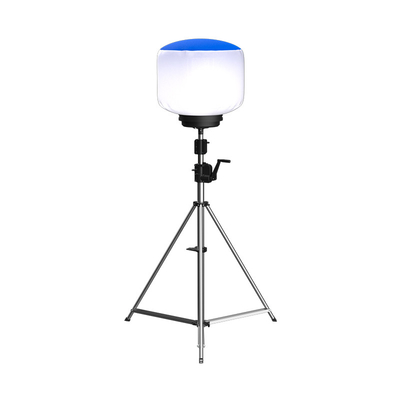 Penerangan 360° 60W 100W 120W 320W Lampu LED Balon Bebas Silau pada Tripod untuk Lokasi Konstruksi