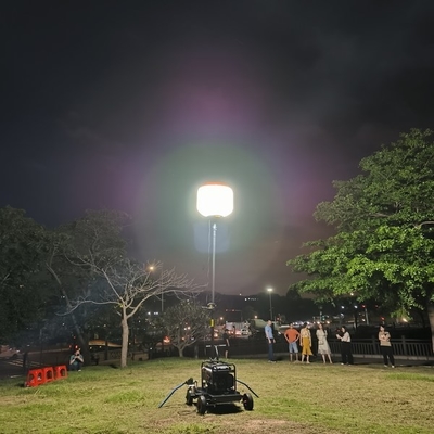150W 50000 Jam Waktu Kerja Lampu balon LED portabel surya untuk pencahayaan tahan air