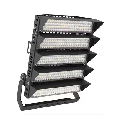 Die Cast Aluminium LED Stadium Lampu 1250W Led Sports Lampu Banjir Untuk Lapangan Softball