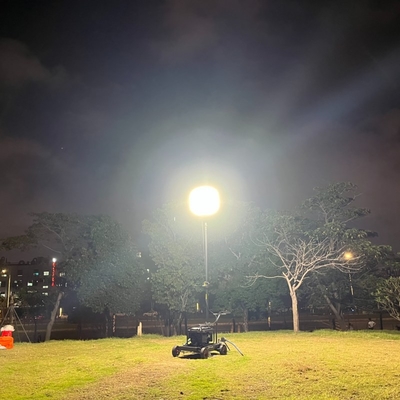 200W Led Balon Pencahayaan Balon Menara Cahaya untuk Konstruksi