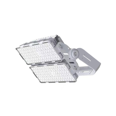 Dimming 500W LED High Mast Light 277V Sports Flood Lights Untuk Taman Square