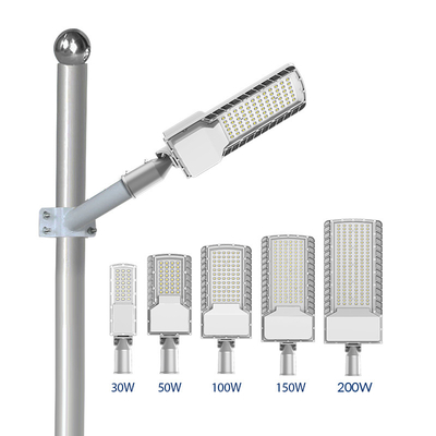 240W Led Street Lights T2M sudut Street Lamp Post Lampu Untuk area tempat parkir