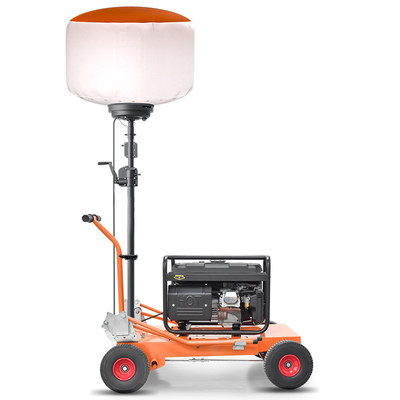 160000lm Movable Lighting Tower 1000W Lampu Balon Luar Ruang Untuk Pemotretan Film