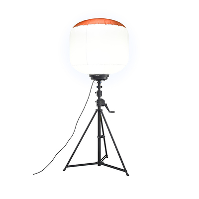 Teleskopik LED Balon Light Tower 1400W Lampu Lampu Menara Mobile Untuk Situs Konstruksi