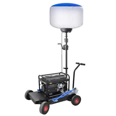 Telescopic Mobile Portable Light Tower Generator 1400W Led Balon Lampu 224000lm