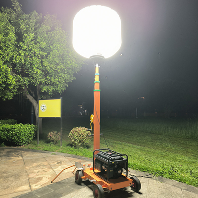 AC240V Lampu LED Balon 800 Watt Lampu Menara Generator Industri