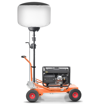 Tinggi Power Led Telescoping Light Tower 1400W Balon Outdoor Tower Lampu Untuk Industri