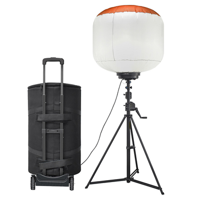 Trolley Lighting LED Balloon Light Tower 1400W Mast Light Tower Untuk Pemadam Kebakaran Dan Penyelamatan