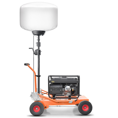Trolley Lighting LED Balloon Light Tower 1400W Mast Light Tower Untuk Pemadam Kebakaran Dan Penyelamatan