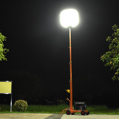 Trolley Cart Tripod Lampu 800W Led Balon Lampu Untuk Jalan Aman