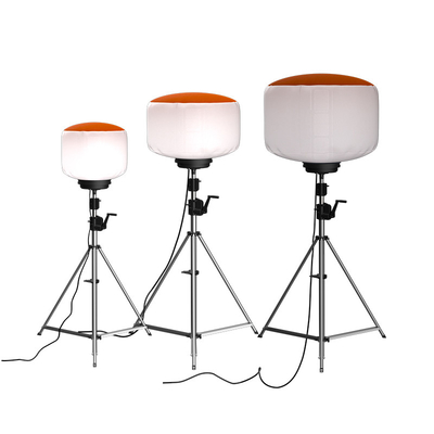 Trolley Cart Tripod Lampu 800W Led Balon Lampu Untuk Jalan Aman