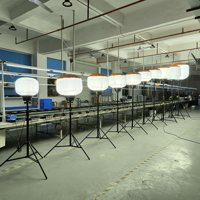 Trolley Cart Tripod Lampu 800W Led Balon Lampu Untuk Jalan Aman