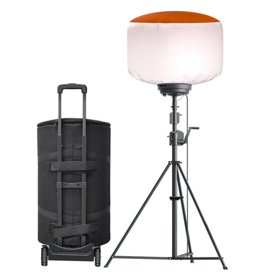 AC220V Portable Led Work Light 1400W Tempat Kerja LED Balon Light Tower Untuk Penegakan Hukum