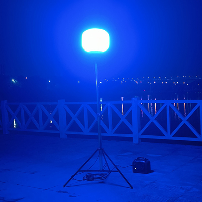 120W Led RGB Balon Light Tower Versatile Portable Light Tower Untuk Acara Luar Ruangan