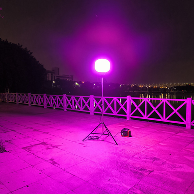 Portable Led Tower 320W RGB Led Balloon Lamp Untuk Pesta Dan Acara Khusus