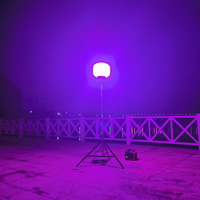 Glare Free 320W Balloon Light Tower Lampu Tripod RGB Untuk Pernikahan