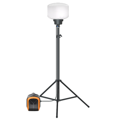 60W LED Lampu Balon 2.05m Waterproof Lampu Balon Stand Mobile Lighting Untuk Camping