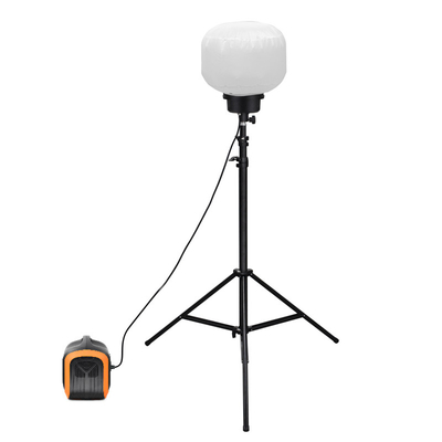 LED Lampu Balon Perlengkapan 100W Menara Lampu Luar Ruang Untuk Pernikahan Pesta Camping