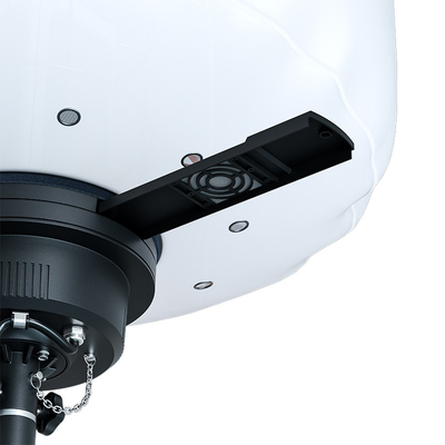 Portable LED Balloon Light 320W Mobile Light Tower Untuk Konstruksi Indoor