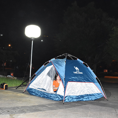 Baterai Berfungsi Balon Led Berguna Lagi 200W 320W Menara Pencahayaan Seluler Untuk Acara Luar Ruang