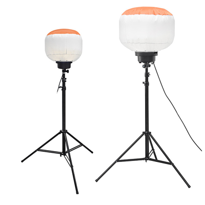 Lampu konstruksi kembung 320W LED menara lampu balon untuk RV Travel