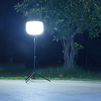 Lampu konstruksi kembung 320W LED menara lampu balon untuk RV Travel