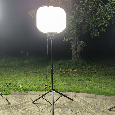 Tidak ada sorotan lampu LED dengan Tripod 150W LED balon menara lampu untuk perkemahan