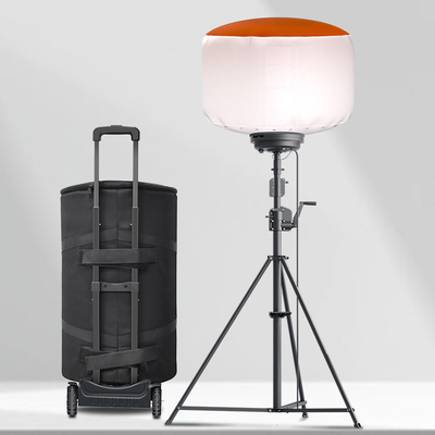 AC220V Portable Led Work Light 1400W Tempat Kerja LED Balon Light Tower Untuk Penegakan Hukum