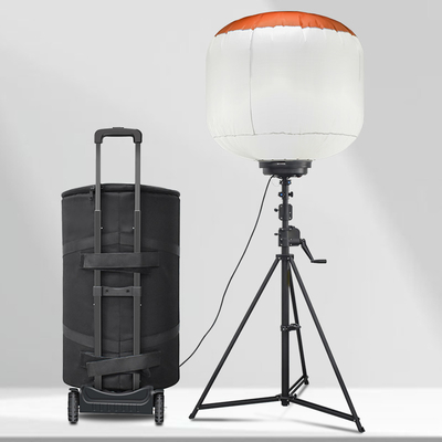 Trolley Lighting LED Balloon Light Tower 1400W Mast Light Tower Untuk Pemadam Kebakaran Dan Penyelamatan