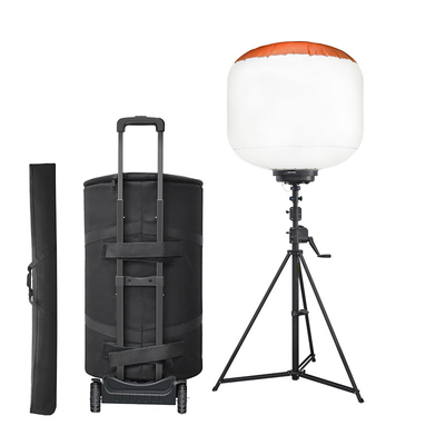 1000W Balloon Light Tower Portable Tripod Untuk Situs Konstruksi Pekerjaan Jalan