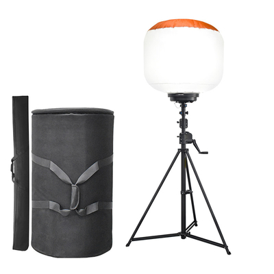 Menara lampu balon portabel 500W 160lm / W Kecerahan tinggi untuk pekerjaan sementara