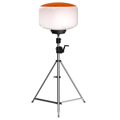 Menara Lampu Balon Portable 600W Pencahayaan 360 derajat Untuk Pesta Luar Ruangan Acara Pameran Camping