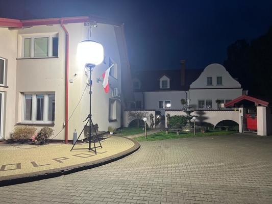 1000W Balloon Light Tower Portable Movable No Shadows Safety Illumination Untuk Situs Konstruksi, Pekerjaan Jalan, Pesta, Acara, Lampu Penyelamatan