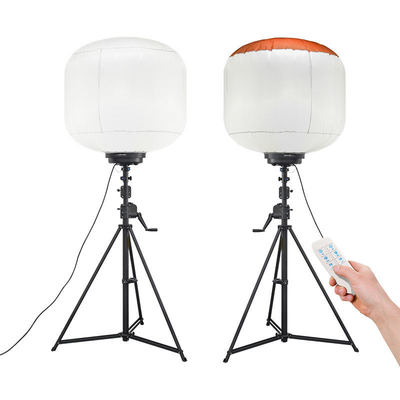 Lampu Balon LED Portabel 320W IP65 yang Dapat Diredupkan untuk Konstruksi Luar Ruangan